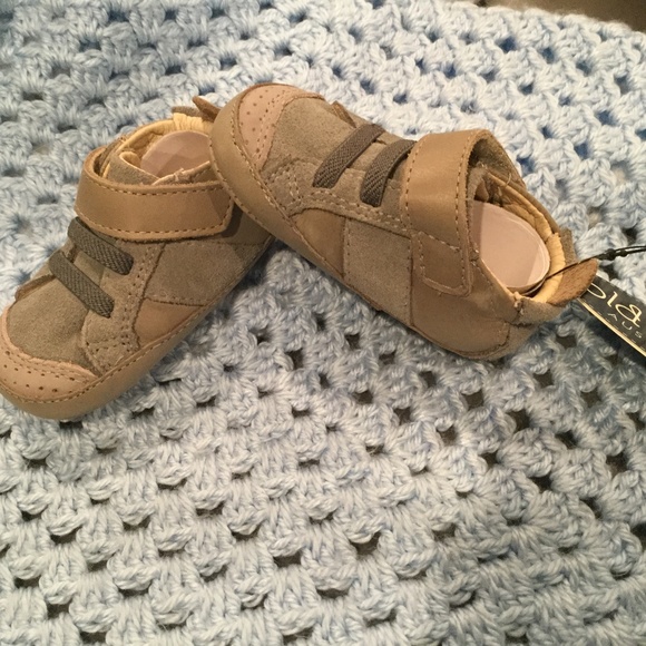 Old Soles Tall Bambini, Distressed GRAY/GREY, Size EU 18 or 3-6 mo. NEW IN BOX! - Picture 1 of 1